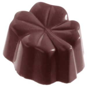 Chocolate World Frame Moulds - CW1524 - Clover Small - 8.6gm - 27.5x23.5x14.5mm