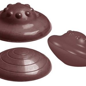 Chocolate World Frame Moulds - CW1552 - Ufo - 4gm - 29.5x29.5x10mm