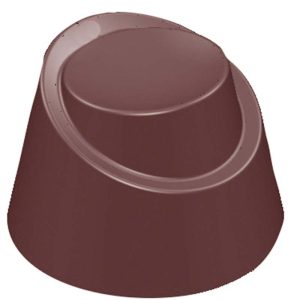 Chocolate World Frame Moulds - CW1555 - Modern Round1 - 12.3gm - 29.5x29.5x20.2mm