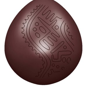 Chocolate World Frame Moulds - CW1569 - Egg May 28mm - 5gm - 28x26x11mm