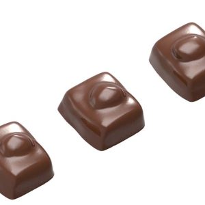 Chocolate World Frame Moulds - CW1651 - Nut Enrobed 3 Fig. - 13.5gm - 35x30x19mm