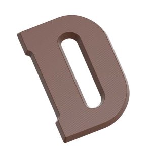 Chocolate World Frame Moulds - CW1703 - Letter D 200 Gr - 200gm - 175.5x117x11.62mm