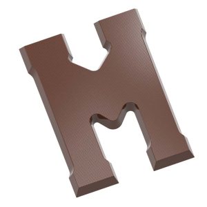 Chocolate World Frame Moulds - CW1712 - Letter M 200 Gr - 200gm - 175.5x117x11.81mm