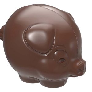 Chocolate World Frame Moulds - CW1938 - Pig - 7.5gm - 37.5x30x12mm