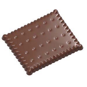 Chocolate World Frame Moulds - CW1995 - Petit Beurre - 14gm - 59.5x50x5mm