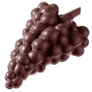 Chocolate World Frame Moulds - CW2001 - Bunch Of Grapes - 30gm - 93x56x19mm