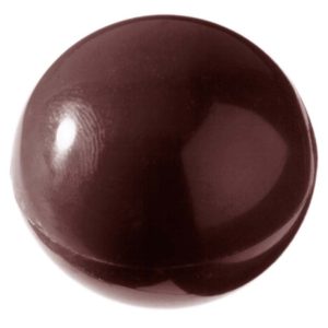 Chocolate World Frame Moulds - CW2002 - Half Sphere Ø 38mm - 19gm - 38x38x19mm