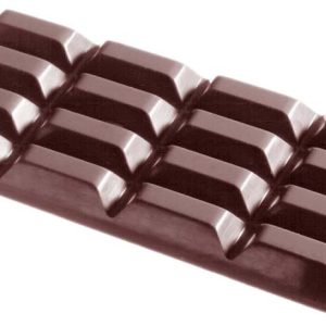 Chocolate World Frame Moulds - CW2015 - Tablet 4X4 Long 115 Gr - 115gm - 149x69x12mm