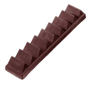 Chocolate World Frame Moulds - CW2065 - Bar 100 Gr - 100gm - 166x33x22mm