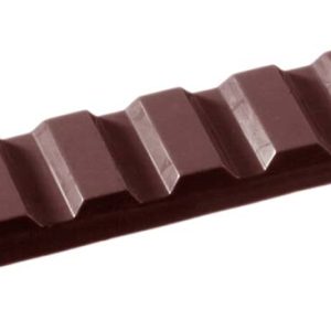 Chocolate World Frame Moulds - CW2096 - Bar 7 Cubes 28 Gr - 28gm - 115x25x9mm