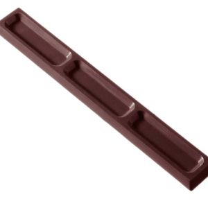 Chocolate World Frame Moulds - CW2098 - Bar Long Narrow 12 Gr - 12gm - 139x18x5mm