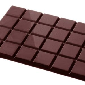 Chocolate World Frame Moulds - CW2104 - Tablet 4X6 Flat 210 Gr - 210gm - 160x110x11mm