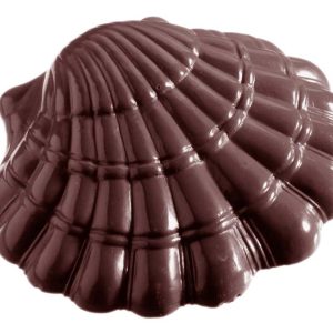 Chocolate World Frame Moulds - CW2177 - Scallop - 518gm - 145x125x37mm