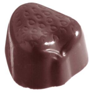 Chocolate World Frame Moulds - CW2180 - Strawberry - 15gm - 35x30x19mm