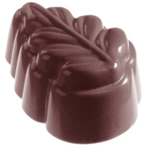 Chocolate World Frame Moulds - CW2186 - Leaf - 12gm - 37x27x18mm