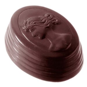 Chocolate World Frame Moulds - CW2194 - Camee - 13gm - 40x30x13mm