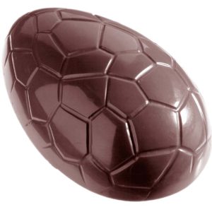 Chocolate World Frame Moulds - CW2206 - Egg Kroko 88mm - 100gm - 88x57x28mm