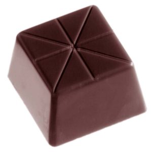 Chocolate World Frame Moulds - CW2231 - Carre Fantasy - 13gm - 26x26x18mm