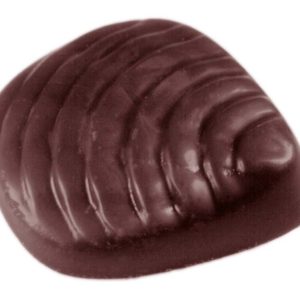 Chocolate World Frame Moulds - CW2319 - Oyster - 5gm - 30x34x8mm