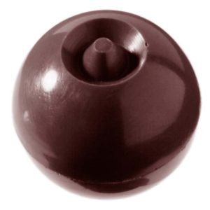 Chocolate World Frame Moulds - CW2329 - Half Sphere Liqueur Ø 30mm - 7gm - 30x30x15mm