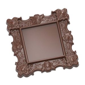 Chocolate World Frame Moulds - CW2399 - Barok Frame - 195gm - 156x156x19mm