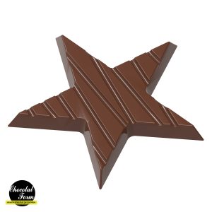 Chocolate World Frame Moulds - CWI_CF0102 - Napolitain Star - 4.5gm - 52x52x5mm