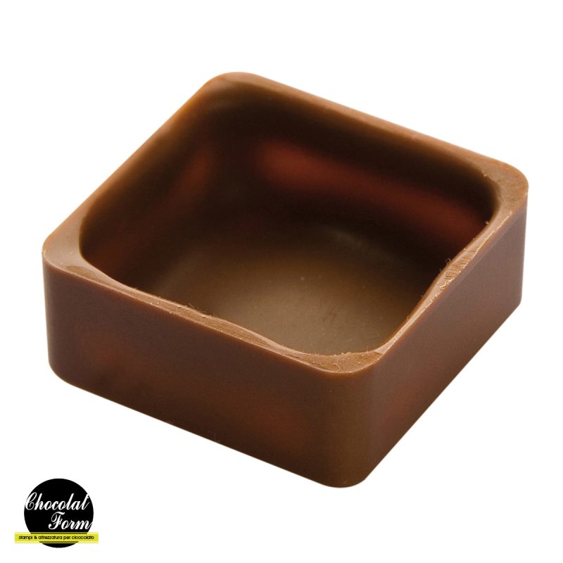 Chocolate World Frame Moulds - CWI_CF0205 - Praline Square Box - 9gm - 27x27x12mm