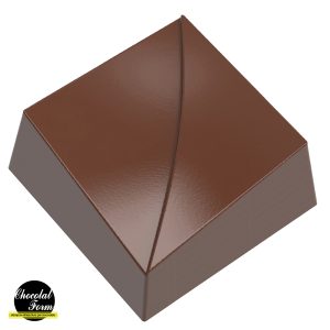 Chocolate World Frame Moulds - CWI_CF0215 - Square With Line - 12gm - 28x28x16.5mm