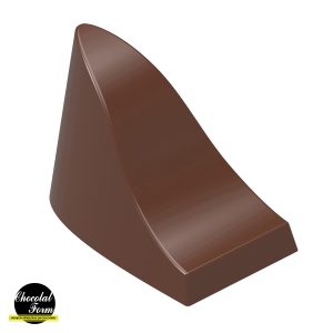 Chocolate World Frame Moulds - CWI_CF0221 - Praline Wave Smooth - 7gm - 34x18.5x25mm