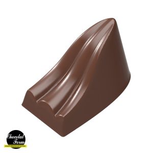 Chocolate World Frame Moulds - CWI_CF0222 - Praline Wave Rippled - 7gm - 34.5x18.5x23.5mm