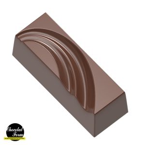 Chocolate World Frame Moulds - CWI_CF0223 - Wave Rectangle - 10.5gm - 42.5x15.5x14mm