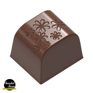 Chocolate World Frame Moulds - CWI_CF0228 - Flower Cube - Silvia Federica Boldetti - 11.5gm - 24.5x21.5x19mm