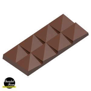 Chocolate World Frame Moulds - CWI_CF0235 - Tablet With Angles - 52.5gm - 117.5x49.5x8mm