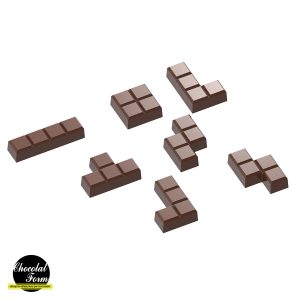 Chocolate World Frame Moulds - CWI_CF0238 - Tetromino - 11gm - N/AxN/AxN/Amm