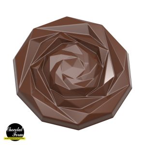 Chocolate World Frame Moulds - CWI_CF0246 - Caraque Rose - Davide Comaschi - 9.5gm - 45x45x7.5mm