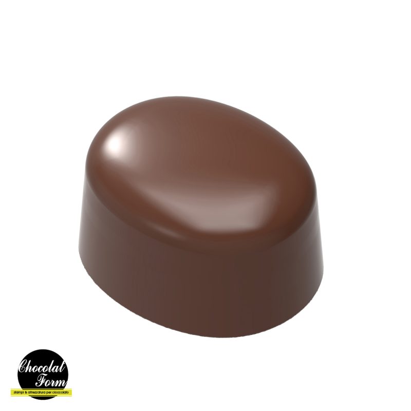 Chocolate World Frame Moulds - CWI_CF0252 - Dome Oval - 11gm - 30x25x17.5mm