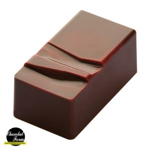 Chocolate World Frame Moulds - CWI_CF0404 - Praline Rectangle With Indentations - 9gm - 31.5x17.5x14mm