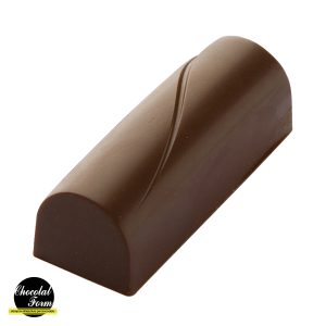 Chocolate World Frame Moulds - CWI_CF0408 - Praline Rectangle Waving Line - 9gm - 43x15.5x14mm