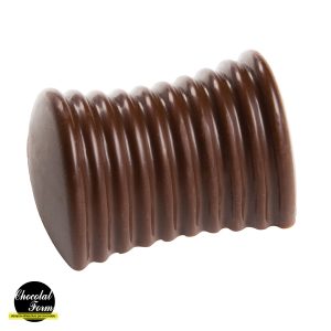 Chocolate World Frame Moulds - CWI_CF0411 - Striped Gianduiotto - 9gm - 33x23x8mm