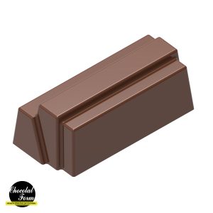 Chocolate World Frame Moulds - CWI_CF0418 - Praline Block Texture - Alessandro Racca - 6gm - 35x15.5x12mm