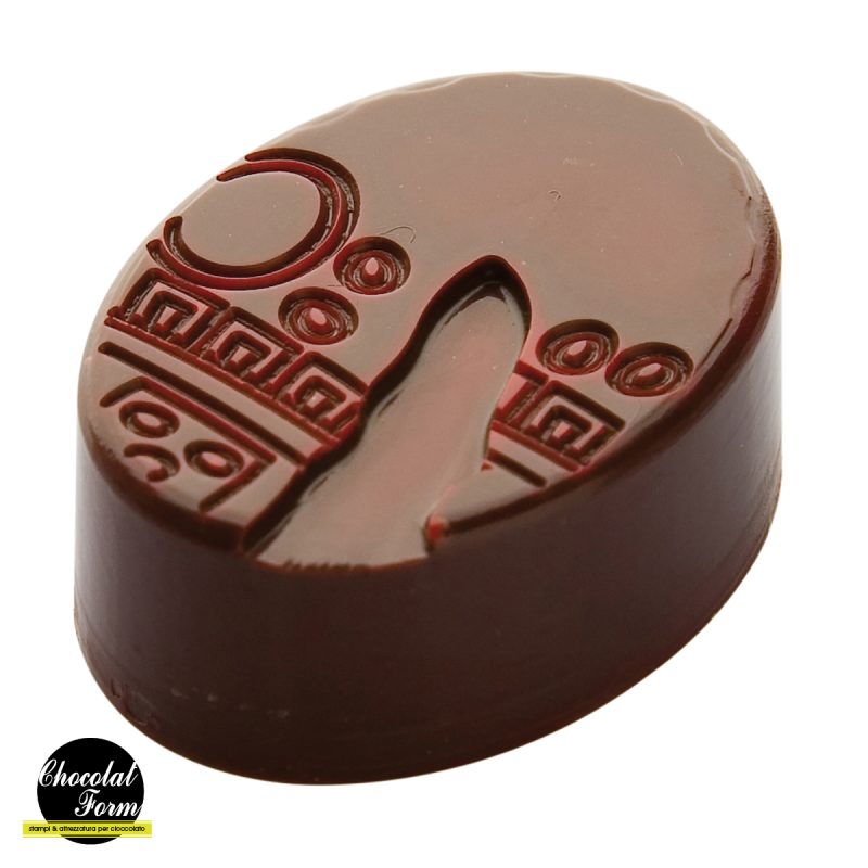 Chocolate World Frame Moulds - CWI_CF0501 - Oval Maya - 9gm - 34x25x12mm