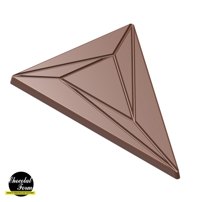 Chocolate World Frame Moulds - CWI_CF0610 - Triangle - Davide Comaschi - 25gm - 114x80.5x5mm