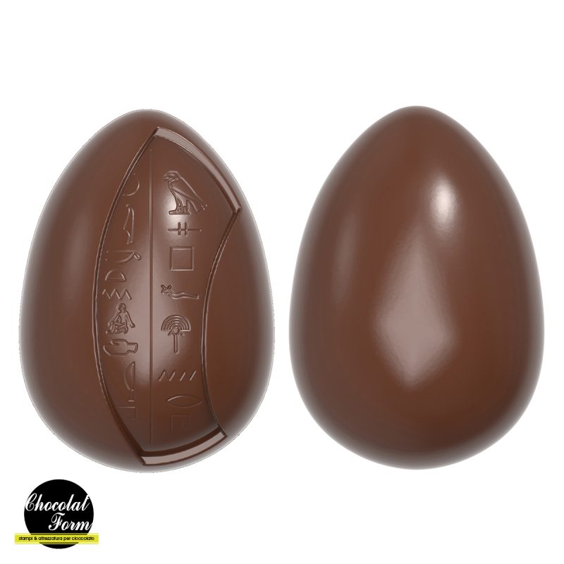 Chocolate World Egg Moulds - CWI_CF0717 - Egyptian Egg - 45x64x22.5mm