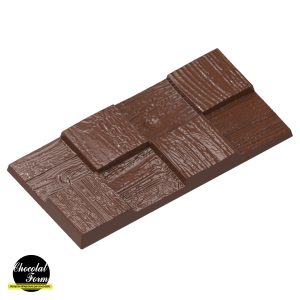 Chocolate World Frame Moulds - CWI_CF0817 - Tablet Wood Effect - Alessandro Racca - 44.5gm - 117.5x58.5x8mm