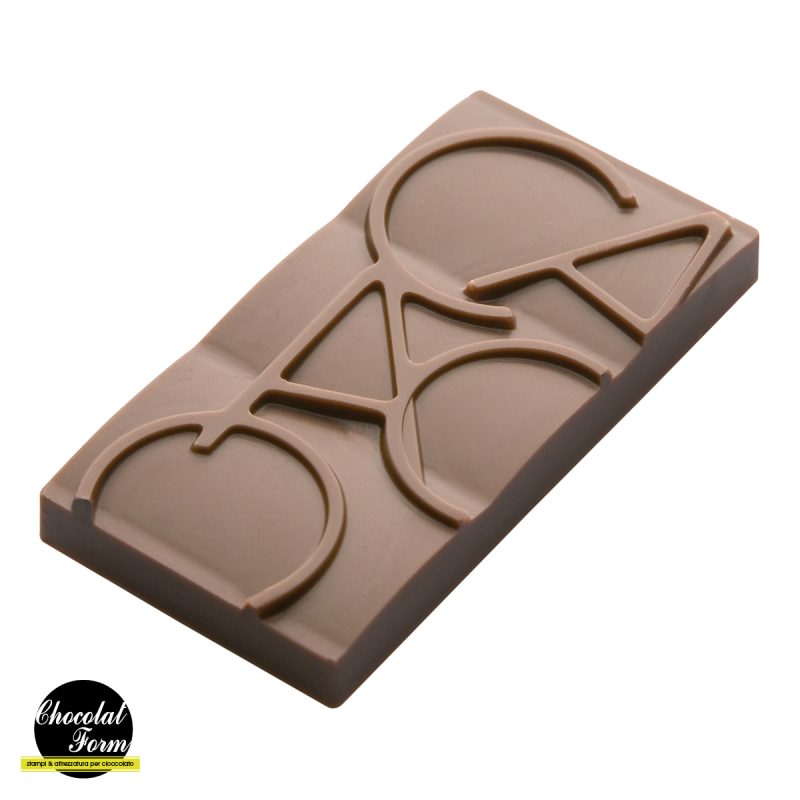 Chocolate World Frame Moulds - CWI_CF0905 - Snack 'Cocoa' - 22.5gm - 69.5x35x9mm