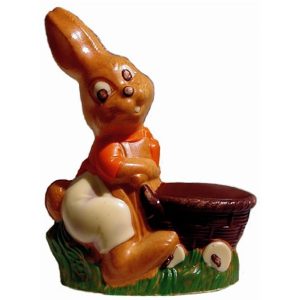 Chocolate World Hollow Figure Moulds - H120 - Hare Child Carriage 150mm - 145x119x46mm