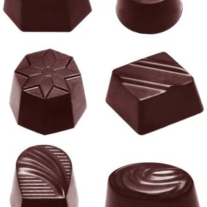 Chocolate World Frame Moulds - CW2371 - Assortment Small 6 Fig. - 7gm - N/AxN/AxN/Amm