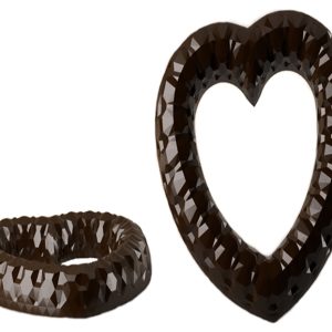 Chocolate World Hollow Figure Moulds - H661081/C - Heart Diamond 176mm - 176x166x26mm